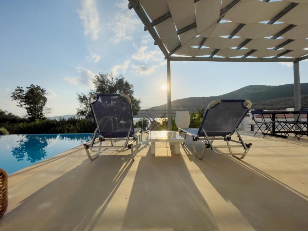 Zidanos Luxurious Sea Front Villa Marandokhórion Exteriér fotografie