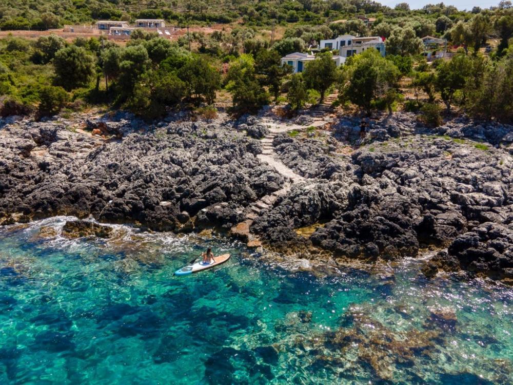 Zidanos Luxurious Sea Front Villa Marandokhórion Exteriér fotografie