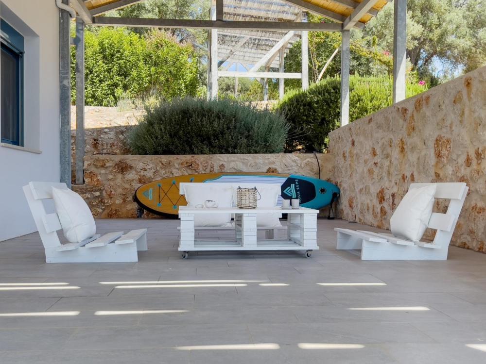 Zidanos Luxurious Sea Front Villa Marandokhórion Exteriér fotografie