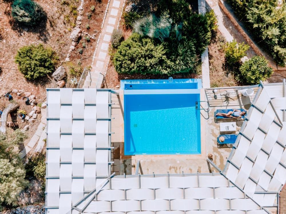 Zidanos Luxurious Sea Front Villa Marandokhórion Exteriér fotografie